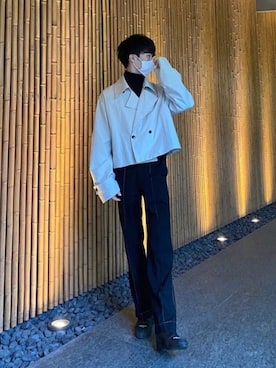 「SHAREEF（シャリーフ）のアイテム（シューズ）」を使った、kkさん（メンズ・171cm）の秋コーディネート