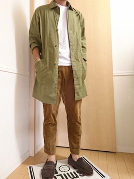 「ショップコート」｜「アイテム（その他）」を使った、K.M.Tさん（メンズ・168cm）の秋コーディネート