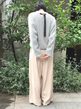 「Munich（ミューニック）のアイテム（パンツ）」を使った、__mu________no__さん（レディース・161cm）の冬コーディネート