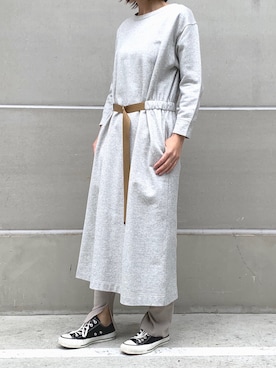 「Munich（ミューニック）のアイテム（ワンピース/ドレス）」を使った、__mu________no__さん（レディース・161cm）の冬コーディネート