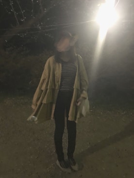 「いいね返し」｜「アイテム（シャツワンピース）」を使った、あさん（レディース・168cm）の春コーディネート