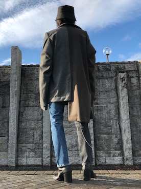 「青空」｜oさん（メンズ・171cm）の冬コーディネート