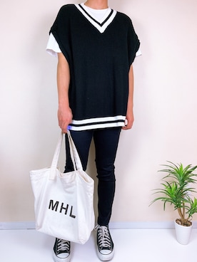 「SOYOUS（ソユーズ）のアイテム」を使った、KAEさん（メンズ・183cm）の秋コーディネート