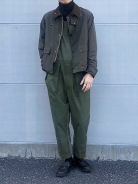 「NEAT（ニート）のアイテム（オールインワン・サロペット）」を使った、Kenさん（メンズ・178cm）の春コーディネート