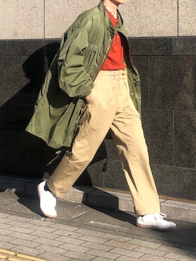 「niko and...（ニコアンド）のアイテム（財布/小物）」を使った、Kenさん（メンズ・178cm）の春コーディネート