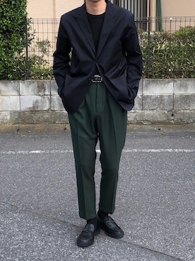 「LENO（リノ）のアイテム（ジャケット/アウター）」を使った、Kenさん（メンズ・178cm）の春コーディネート