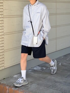 「LENO（リノ）のアイテム（パンツ）」を使った、Kenさん（メンズ・178cm）の春コーディネート