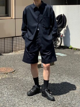 「LENO（リノ）のアイテム（パンツ）」を使った、Kenさん（メンズ・178cm）の春コーディネート