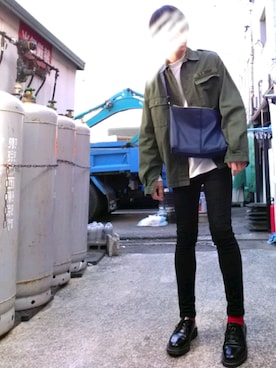 「THE SOX（ザ ソックス）のアイテム」を使った、まこと さん（メンズ・170cm）の春コーディネート