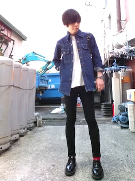 「THE SOX（ザ ソックス）のアイテム」を使った、まこと さん（メンズ・170cm）の春コーディネート