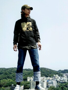 「sky」｜李鈺傑さん（メンズ・170cm）の春コーディネート