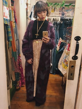 「ゴールドベルト」｜みあさん（レディース・160cm）の冬コーディネート