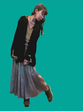 みあさん（レディース・160cm）の冬コーディネート