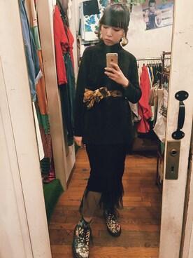 みあさん（レディース・160cm）の冬コーディネート