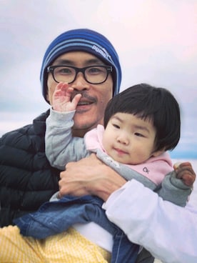 「Abercrombie&Fitch（アバークロンビーアンドフィッチ）のアイテム（ベスト）」を使った、Model D Musicianさん（メンズ・183cm）の夏コーディネート