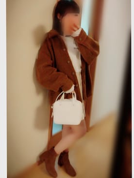 「ELVIO ZANON（エルビオザノン）のアイテム」を使った、UsaNa🐰さん（レディース・164cm）の冬コーディネート