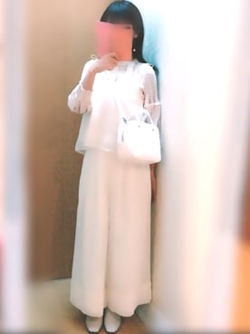 「MERCURYDUO（マーキュリーデュオ）のアイテム（キャミソール）」を使った、UsaNa🐰さん（レディース・164cm）の冬コーディネート
