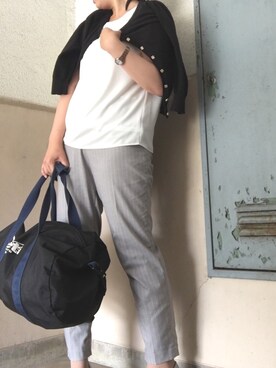 「MINIMUM（ミニマム）のアイテム（トップス）」を使った、みみみんとさん（レディース・156cm）の夏コーディネート