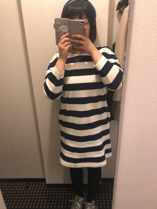 みみみんと ユニクロのワンピース ドレスを使ったコーディネート Wear