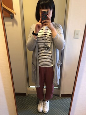 「CLEARIMPRESSION （クリアインプレッション）のアイテム（トップス）」を使った、みみみんとさん（レディース・155cm）の夏コーディネート