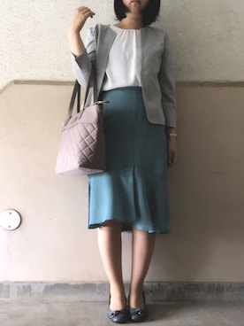 「アイテム（ブルゾン）」を使った、みみみんとさん（レディース・155cm・30代）の夏コーディネート