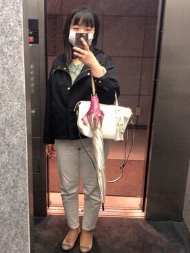 「SOUP（スープ）のアイテム」を使った、みみみんとさん（レディース・156cm）の春コーディネート