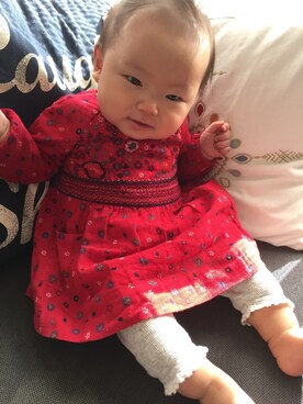 りこぴん★さん（キッズ・70cm）の冬コーディネート