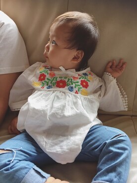 りこぴん★さん（キッズ・70cm）の夏コーディネート