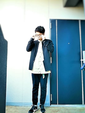 「nonnative（ノンネイティブ）のアイテム（ナイロンジャケット）」を使った、bayashiさん（メンズ・172cm）の春コーディネート