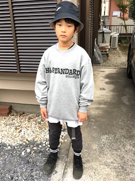 「SANTA CRUZ（サンタクルーズ）のアイテム」を使った、颯さん（キッズ・133cm）の秋コーディネート
