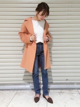 「アパートバイローリーズ」｜「アイテム（その他シューズ）」を使った、cocoさん（レディース・158cm）の秋コーディネート