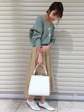 「アパートバイローリーズ」｜「アイテム（その他シューズ）」を使った、cocoさん（レディース・158cm）の冬コーディネート