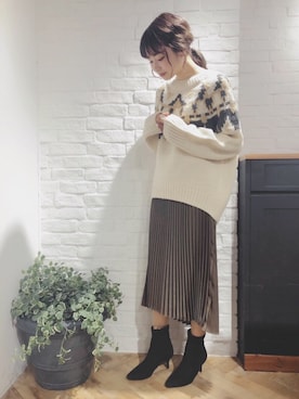 cocoさん（レディース・158cm）の冬コーディネート