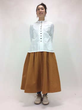 「trippen（トリッペン）のアイテム」を使った、ZIPANG 箕面小野原店さん（レディース・161cm）の冬コーディネート