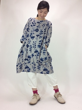 「trippen（トリッペン）のアイテム」を使った、ZIPANG 箕面小野原店さん（レディース・161cm）の冬コーディネート