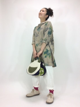 「trippen（トリッペン）のアイテム」を使った、ZIPANG 箕面小野原店さん（レディース・161cm）の冬コーディネート