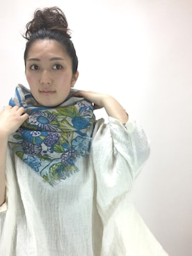 「萌 MOYURU（モユル）のアイテム」を使った、ZIPANG 箕面小野原店さん（レディース・161cm）の春コーディネート