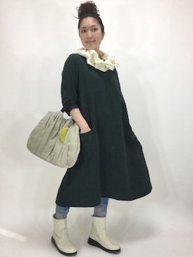 「アイテム（タイツ/ストッキング）」を使った、ZIPANG 箕面小野原店さん（レディース・161cm）の春コーディネート