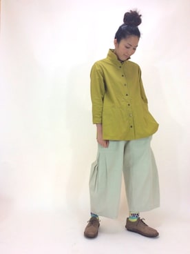 「trippen（トリッペン）のアイテム」を使った、ZIPANG 箕面小野原店さん（レディース・161cm）の春コーディネート