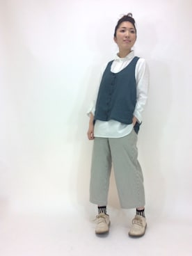 「trippen（トリッペン）のアイテム」を使った、ZIPANG 箕面小野原店さん（レディース・161cm）の春コーディネート