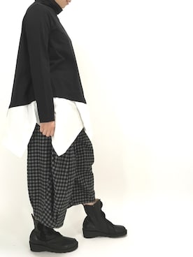 「萌 MOYURU（モユル）のアイテム」を使った、ZIPANG 箕面小野原店さん（レディース・161cm）の秋コーディネート