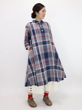 「trippen（トリッペン）のアイテム」を使った、ZIPANG 箕面小野原店さん（レディース・161cm）の春コーディネート