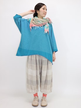 「trippen（トリッペン）のアイテム」を使った、ZIPANG 箕面小野原店さん（レディース・161cm）の春コーディネート