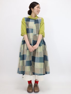 「trippen（トリッペン）のアイテム」を使った、ZIPANG 箕面小野原店さん（レディース・161cm）の春コーディネート