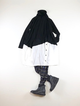 「萌 MOYURU（モユル）のアイテム」を使った、ZIPANG 箕面小野原店さん（レディース・161cm）の秋コーディネート