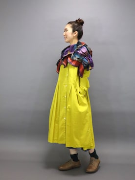 「trippen（トリッペン）のアイテム」を使った、ZIPANG 箕面小野原店さん（レディース・161cm）の秋コーディネート