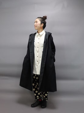 「trippen（トリッペン）のアイテム」を使った、ZIPANG 箕面小野原店さん（レディース・161cm）の秋コーディネート