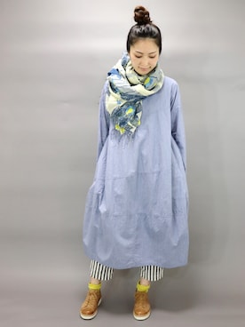 「水色」｜ZIPANG 箕面小野原店さん（レディース・161cm）の春コーディネート