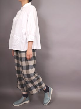 「チェック柄に恋してる」｜ZIPANG 箕面小野原店さん（レディース・161cm）の秋コーディネート