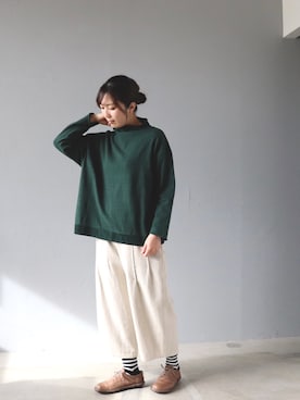 「trippen（トリッペン）のアイテム」を使った、ZIPANG 箕面小野原店さん（レディース・161cm）の冬コーディネート